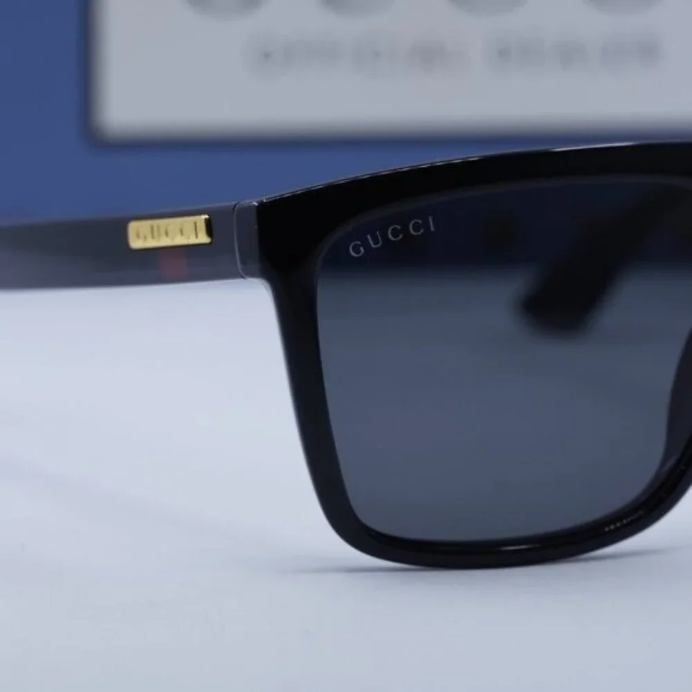 Gucci GG0748S 001 Square Sunglasses - Black